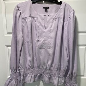 Ann Taylor lavender blouse, size large